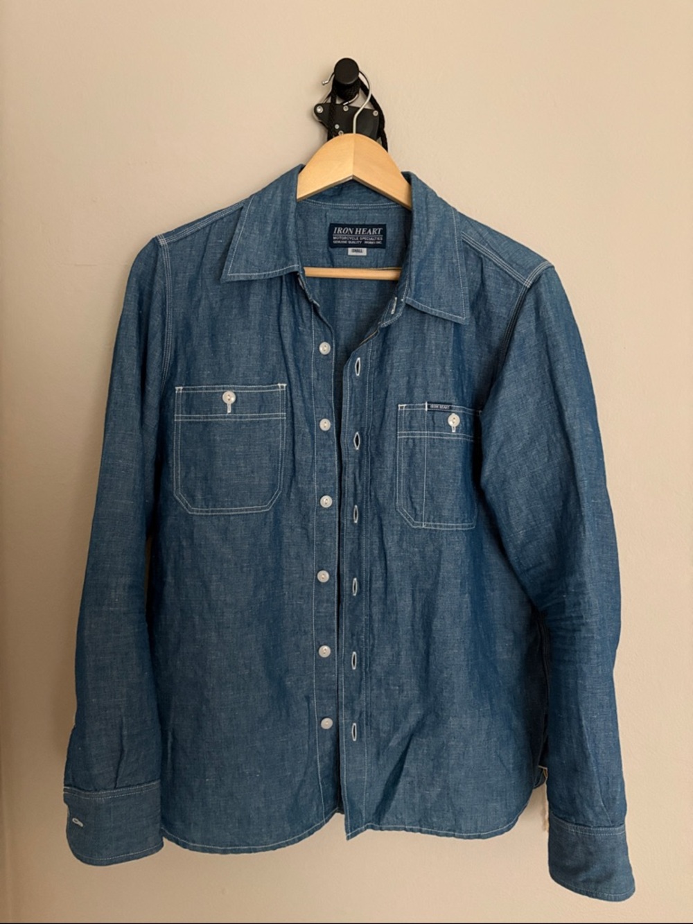 Iron Heart linen/chambray 5oz shirt